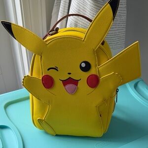 Loungefly Yellow Pikachu Kids Backpack